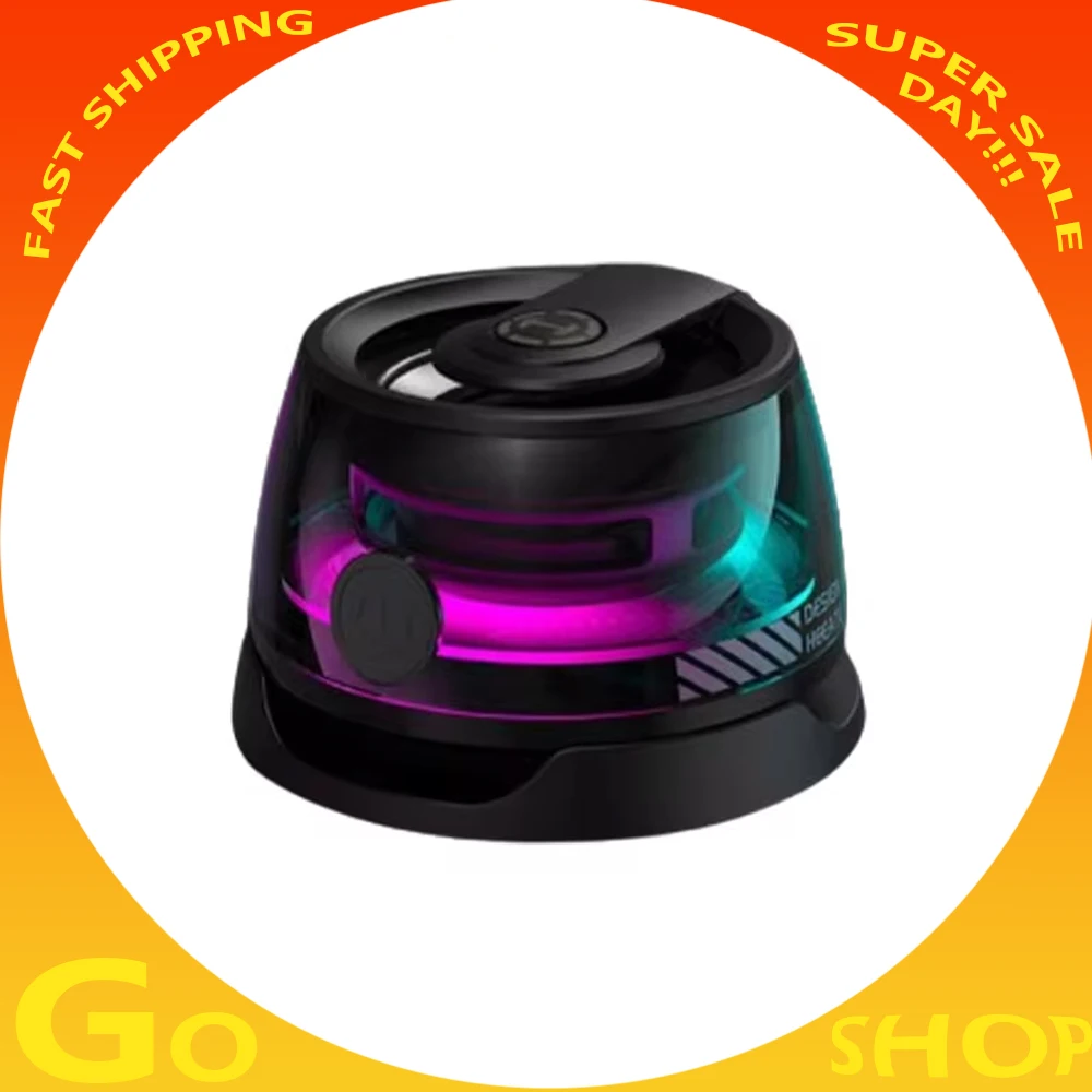 New Hecate G100 Mini Wireless Bluetooth Speaker Subwoofer High Sound Magnetic Portable Speakers Computer Desktop Gamer Man Gifts