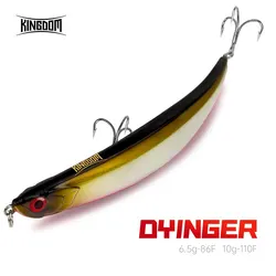 Kingdom Topwater Floating Pencil 110mm/10g 86mm/6.5g Artificial Wobbles Fishing Lures Jerkbaits Hard Baits Fishing For Sea Bass