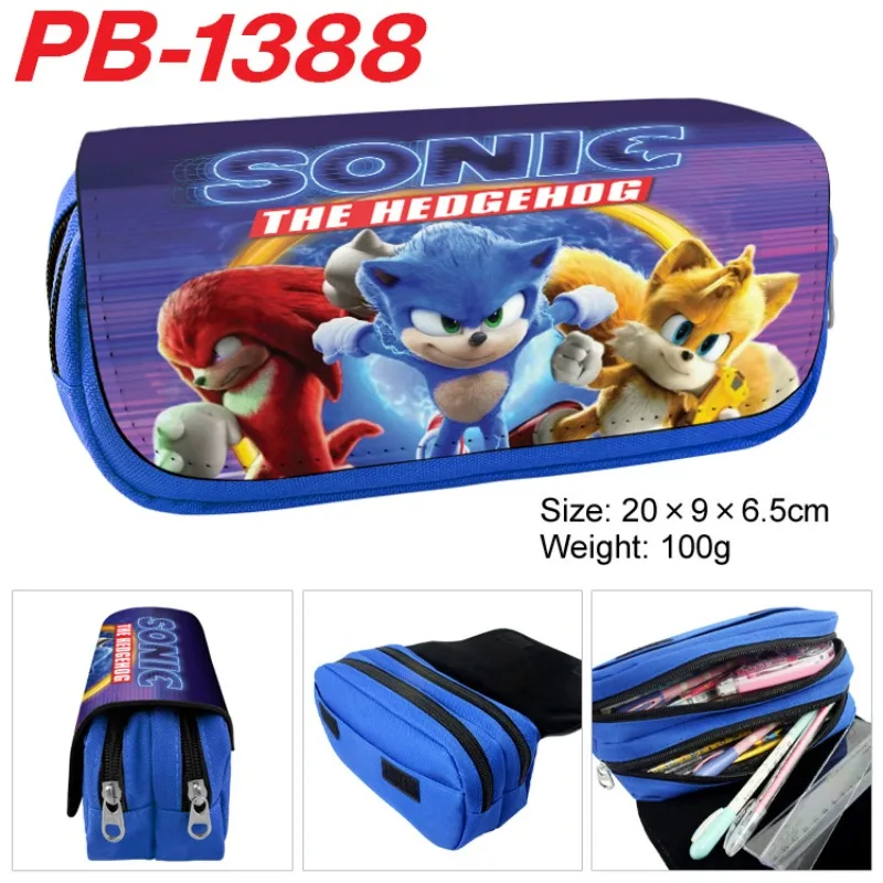 

Soniceds Cartoon Movie & TV Themed Pencil Case Pencil Box Student Stationery Storage Bag Wallet School Supplies