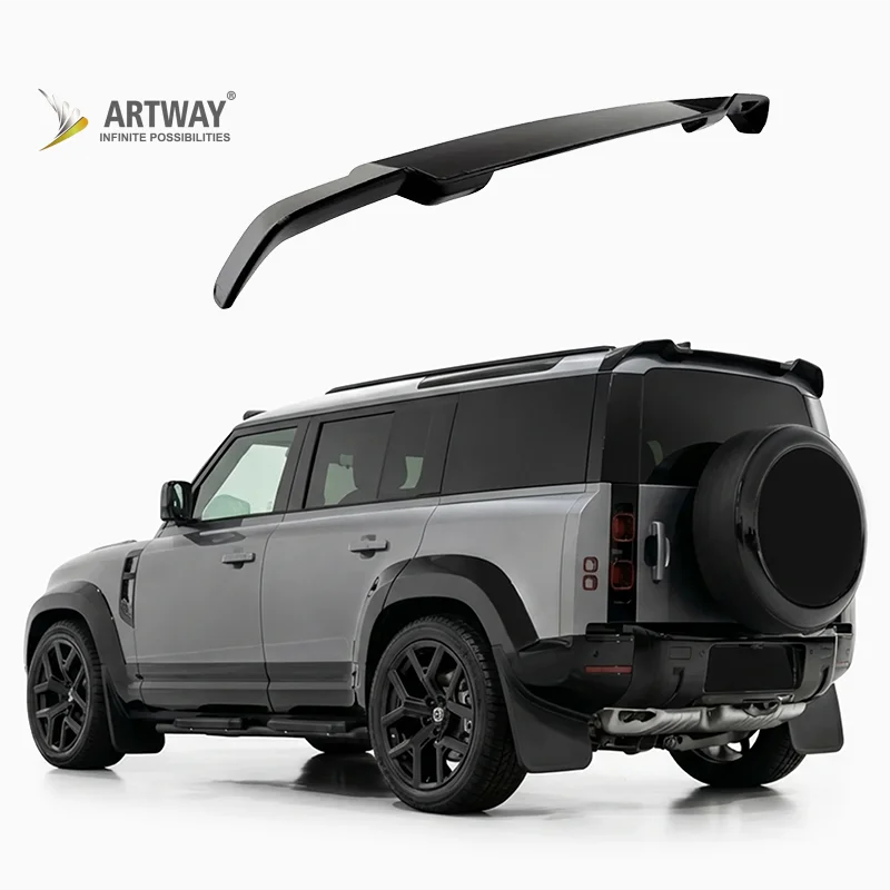 Urban Style Carbon Fiber Rear Roof Spoiler Tail Wing Kit For Land Rover Defender 90 110 L663 2020-2025 Off Road 4x4 Accessories