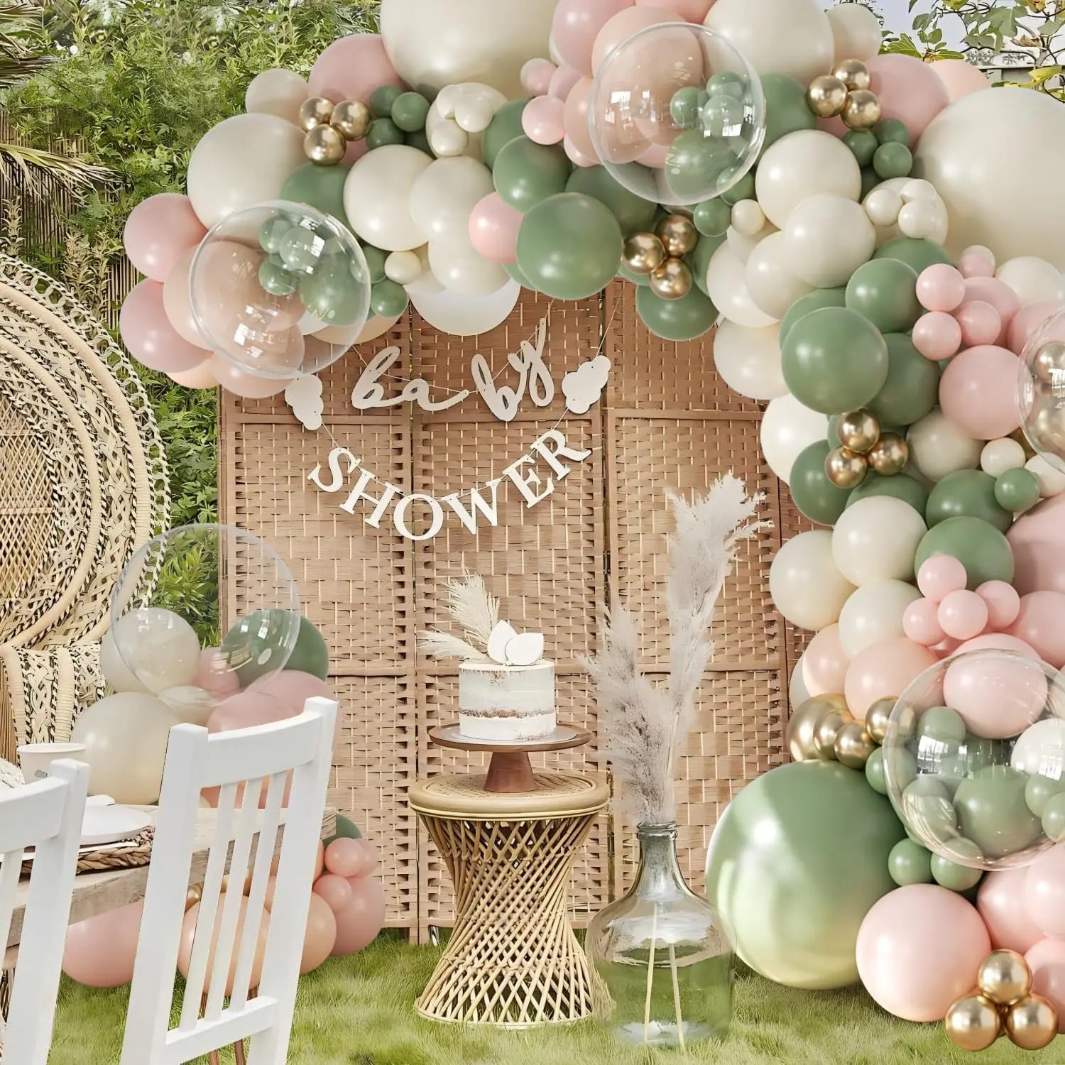 Pink wedding decoration latex balloon arch set for large-scale performances at Christmas, Valentine's Day, birthday parties