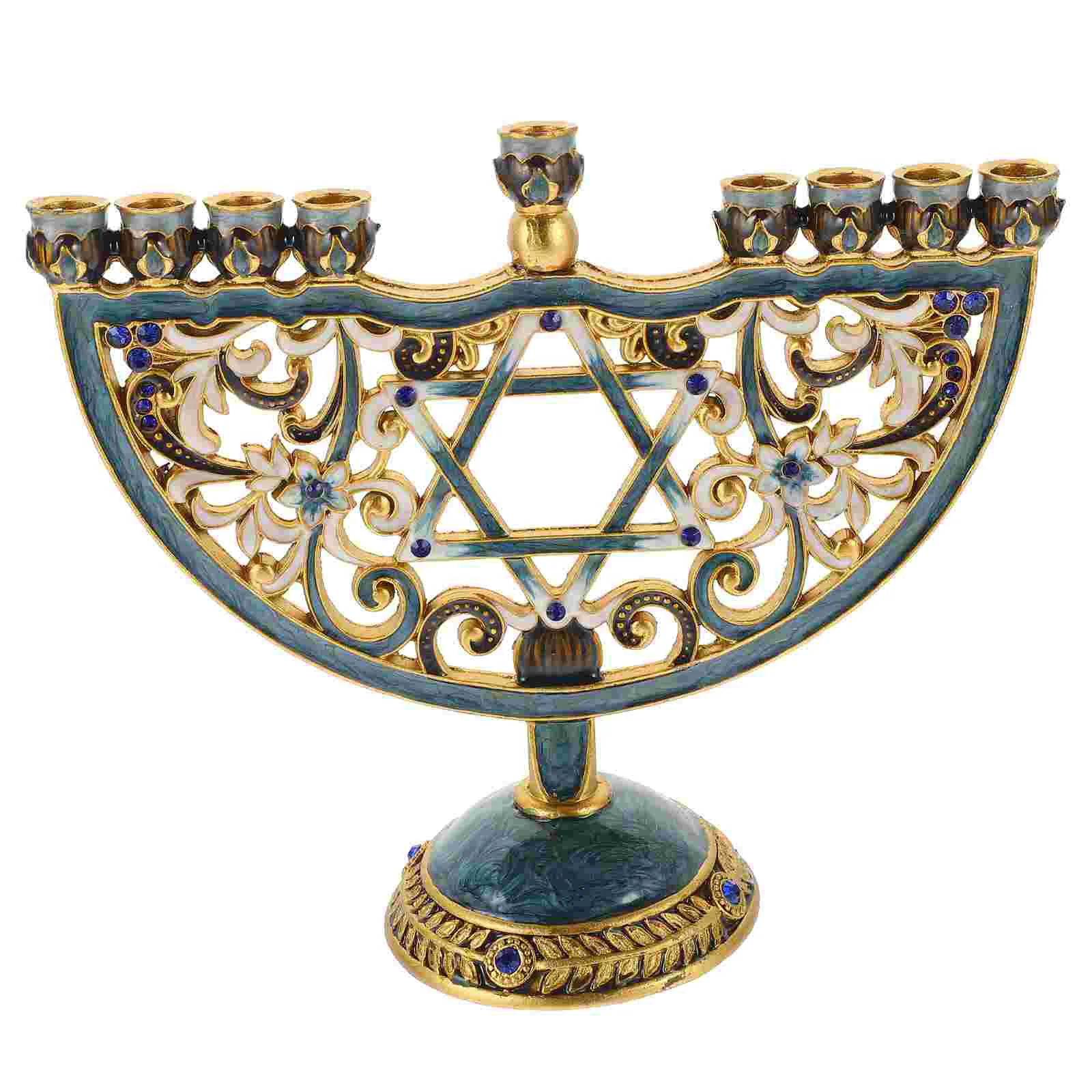 

Beeswax Candles Vintage Decor Metal Candlestick Holder Desktop Ornament Stand Holders Office
