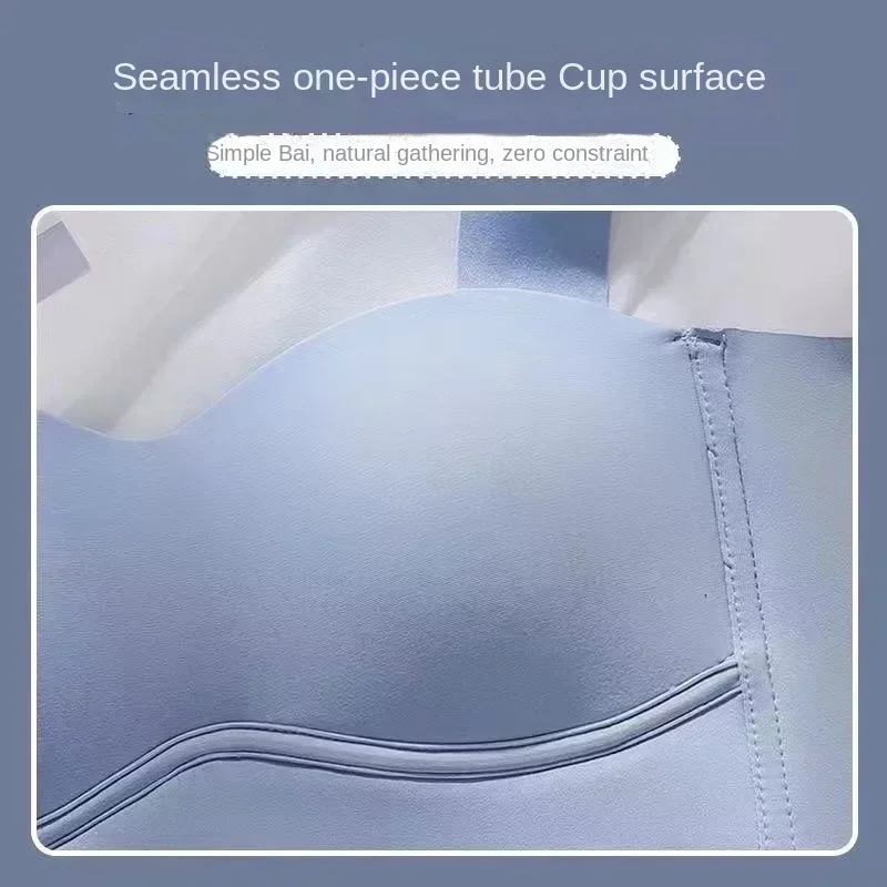 Women Seamless Bra Sexy No Wire Push Up Underwear Girls Students Breathable Thin Bras Female\'s Bra Breathable Gathered