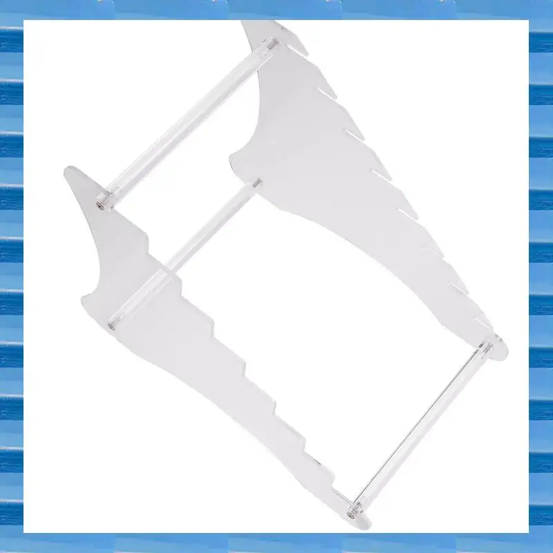 AT53 حامل عرض سكاكين أكريليك شديد التحمل، حامل سكاكين الجيب، رف سكاكين النجاة للصيد، قطعة واحدة (ثمانية طبقات) #1