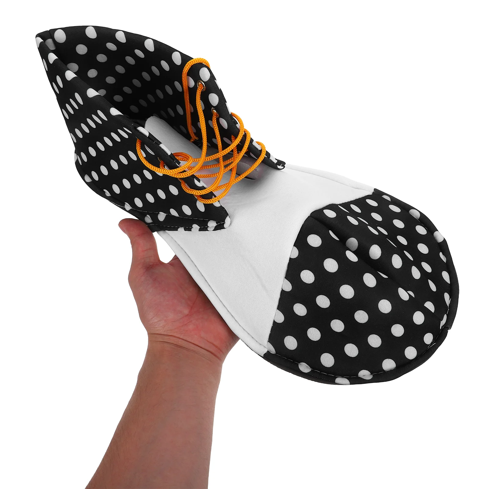 

Halloween Clown Shoes Dotted Accessories for Dress up Cloth Carnival Cosplay Props