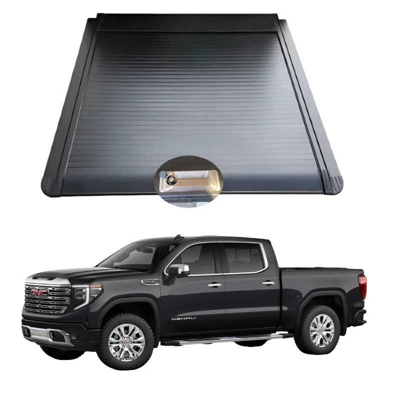 

Factory Supply Tonneau Cover Car Aluminium Alloy Roller Lid for Jac T8 Ram 1500 Navara D40 Pick up Truck Hard Bed Cover