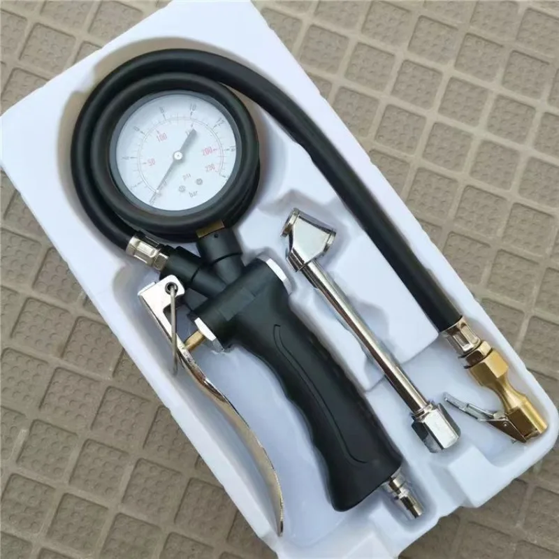 

High Precision Tire Pressure Gauge Digital Pointer Type Air Pressure Tester Portable Car Tire Pressure Monitoring Inflation Tool