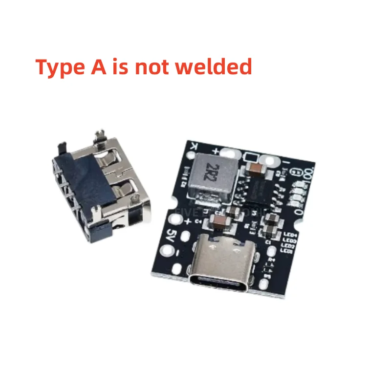High-Precision 5V2A Charge-Discharge Integrated Module Type-C Input Compatible With 4.2V Lithium Batteries
