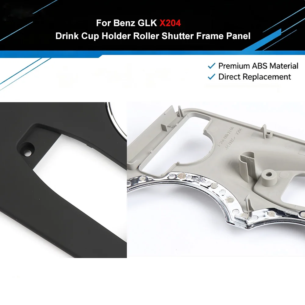 4 Colors Center Console Cup Holder Decorative Cover Suitable For Mercedes-Benz C GLK Class W204 2046800307 X204 20468002308