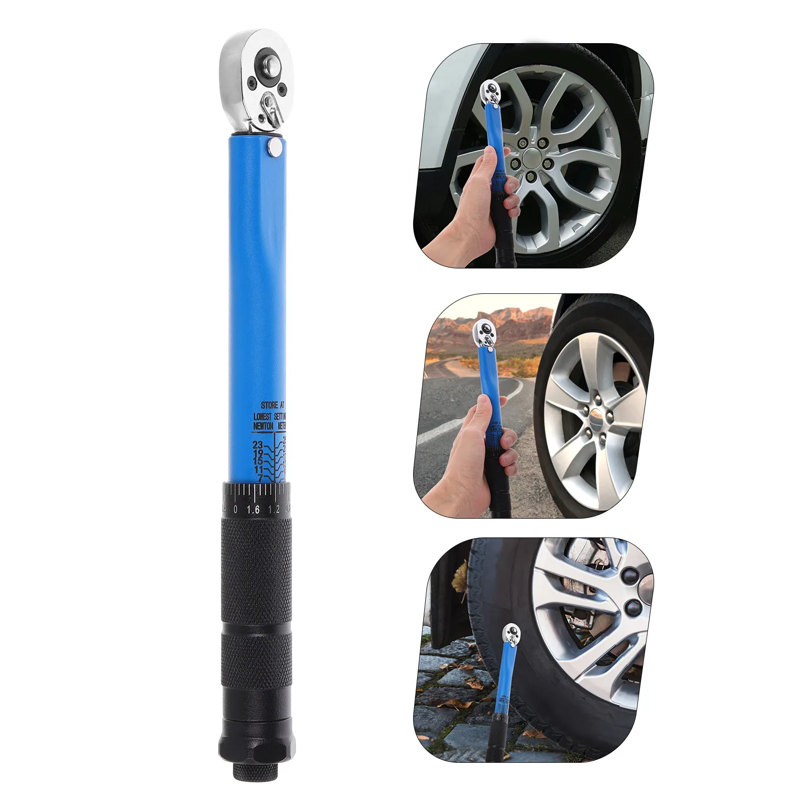 

Cars Wheel Torque Wrench Remover Tool Socket Manual for Tire Removal Lug Heavy Duty