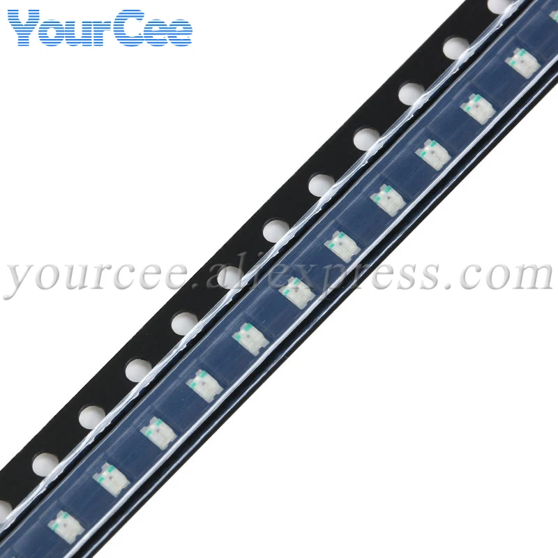 100pcs 0805 SMD LED Ultra Bright Red Blue Yellow White Orange Purple Pink Color LED Light Diode Emitting Diodes Kit DIY