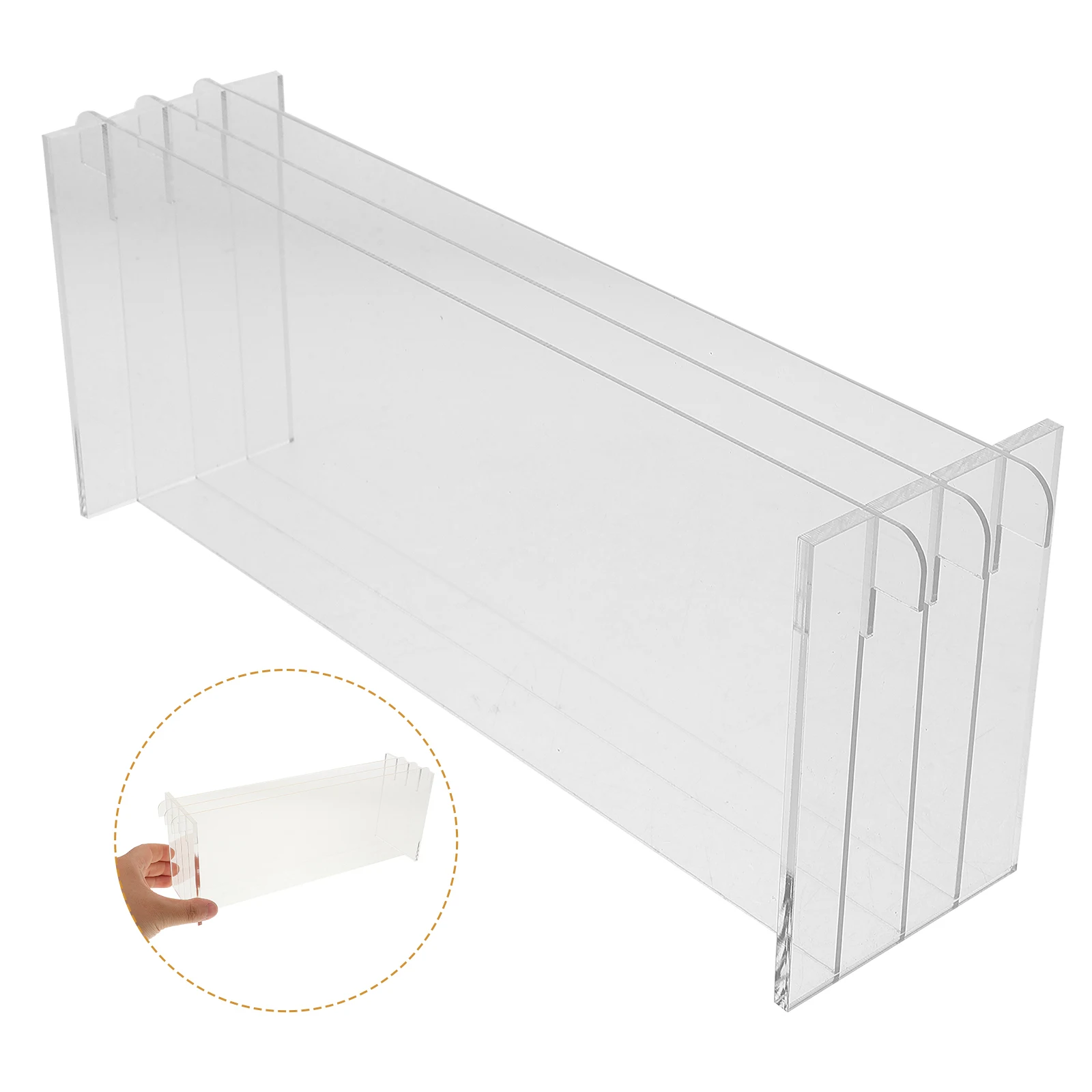 

1 set Silicone Mold for Handmade Soap Acrylic Divider Board Craft Tool Soap Making Inner Part Multi Use Dividing Desktop