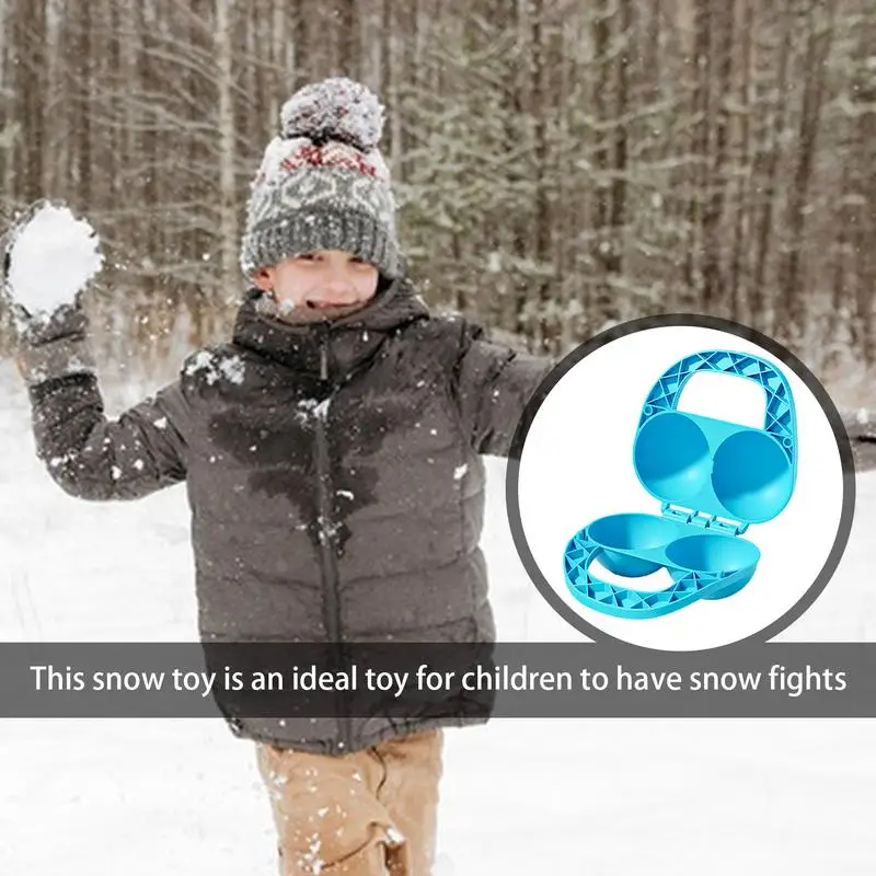 Moldes de nieve para niños al aire libre divertido Clip de bola de nieve interactivo juguetón creativo molde de pala de nieve para niños deporte al aire libre