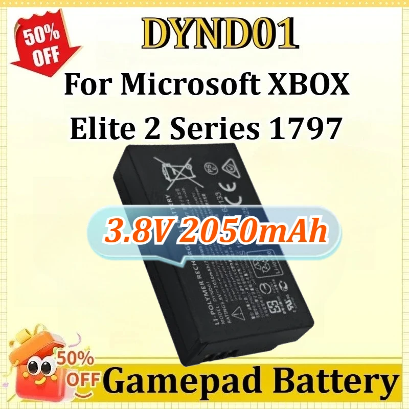 

DYND01 3.8V 2050mAh Gamepad Battery for Microsoft XBOX Elite 2 Series 1797 Battery