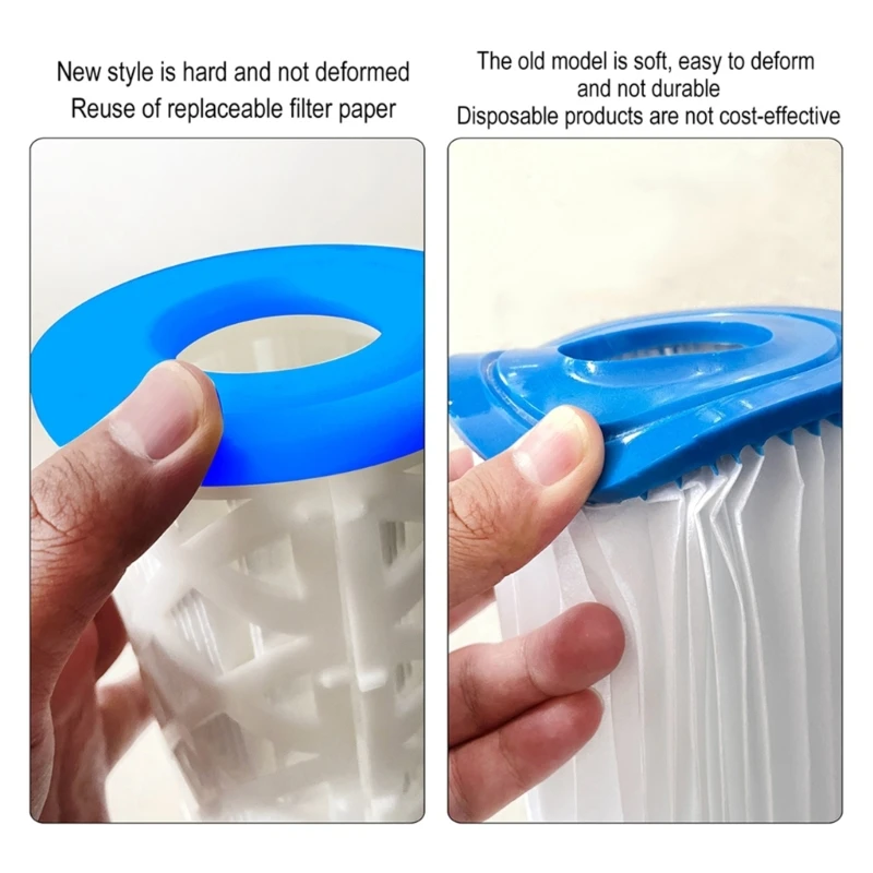 9 Pack Pool Filter Paper Cartridge Pool Filter Replacement Swimming Pools Filter