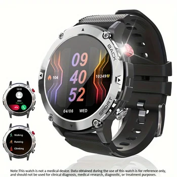 2024New outdoor smart watch, wireless calling, 100+ sports modes, high-definition fitness exercises, suitable for Android, IOS