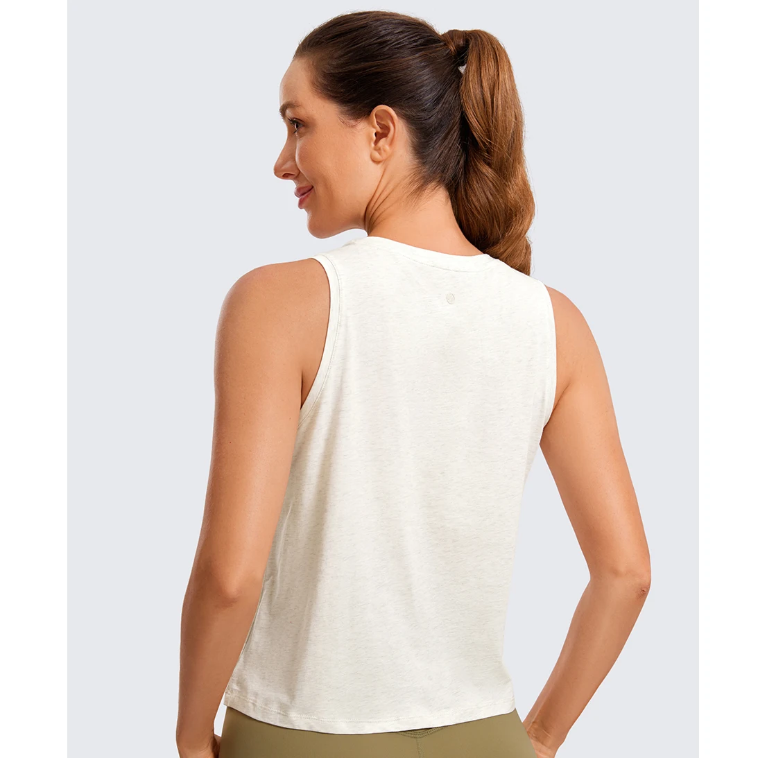 Pima-Chemises de sport athlétiques en coton précieux pour femmes, col haut, court d'entraînement, chemise de course, ALTERXXS-XL