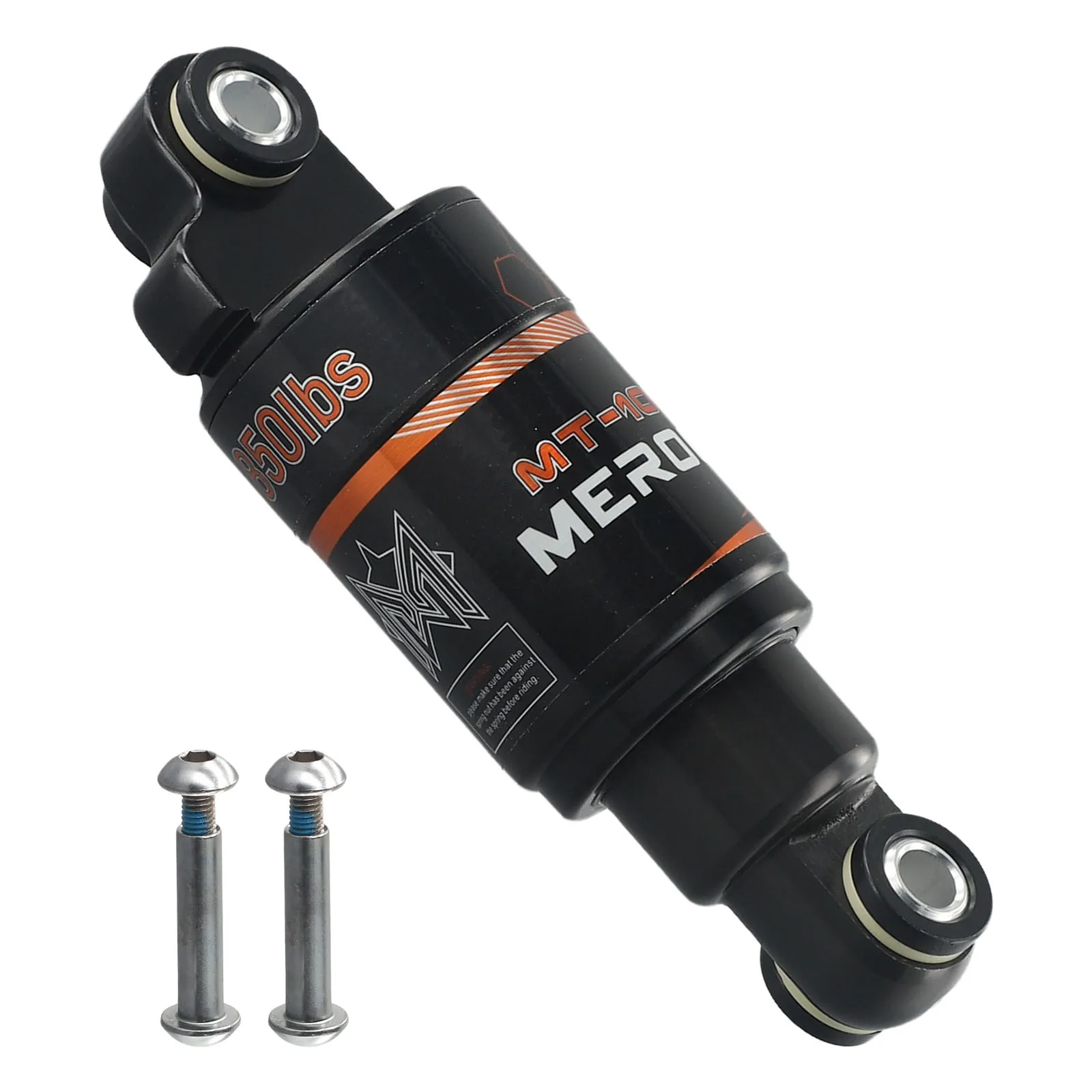 Shock Absorber Rear Shock Absorber Aluminum Alloy Black Reduce Noise 120/150/165/190mm For Most Mountain Bikes