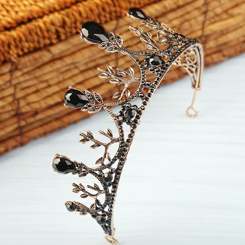 الباروك كريستال تاج الزفاف خفيفة الوزن الزفاف تيارا حلية شعر حفلة خطوبة خوذة الزفاف تاج الزفاف تيارا الزفاف