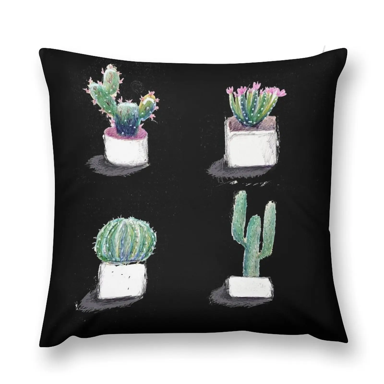 

cactus, succulent Throw Pillow ornamental pillows Rectangular Cushion Cover Cushions Home Decor Throw Pillow Covers pillow