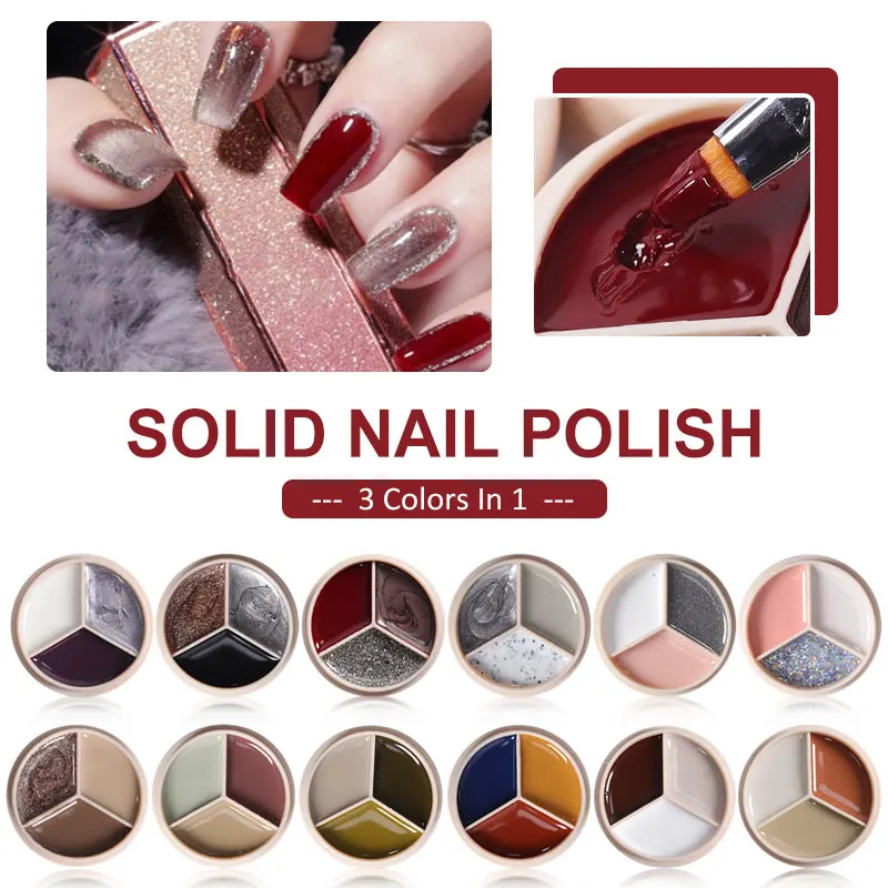 

LIMEGIRL Solid Gel Nail Art Polish Nail Art DIY Design Cream Neon Pastel Gel Nail Polish for Nails Art Beginner DIY Home/Salon