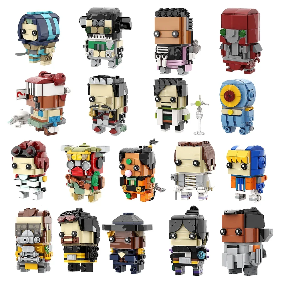 Moc Apexs Legendes Rol Octane Loba Valikili Gibraltar Brickheadzs Bouwsteenspel Het Spelersmodel Rolebricks Set Speelgoed Cadeau