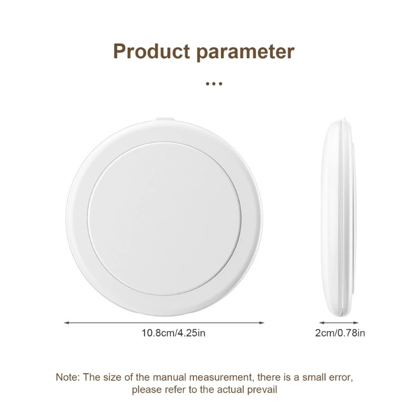 Kosmetikspiegel, Reisespiegel, LED-Kompaktspiegel, Handspiegel