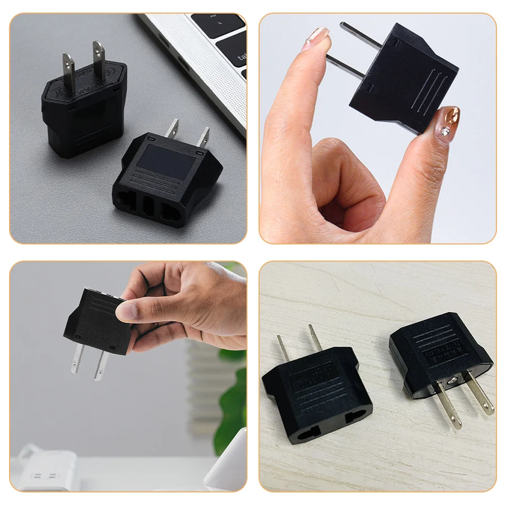 

10Pcs Adapter Us Eu to Au Power Converter Compact Durable for Business Trip Portable Socket Adapter