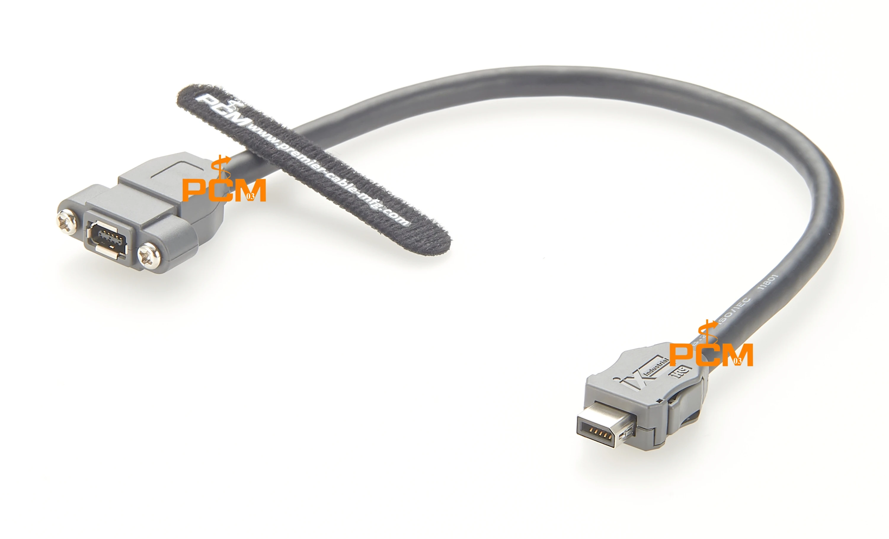 IX Industrial In-line Jack ix Stecker zu IX Industrial Stecker Ethernet CAT6A S/FTP Kabel Schraubverriegelung Panelmontage ersetzt RJ45 – Detail 1