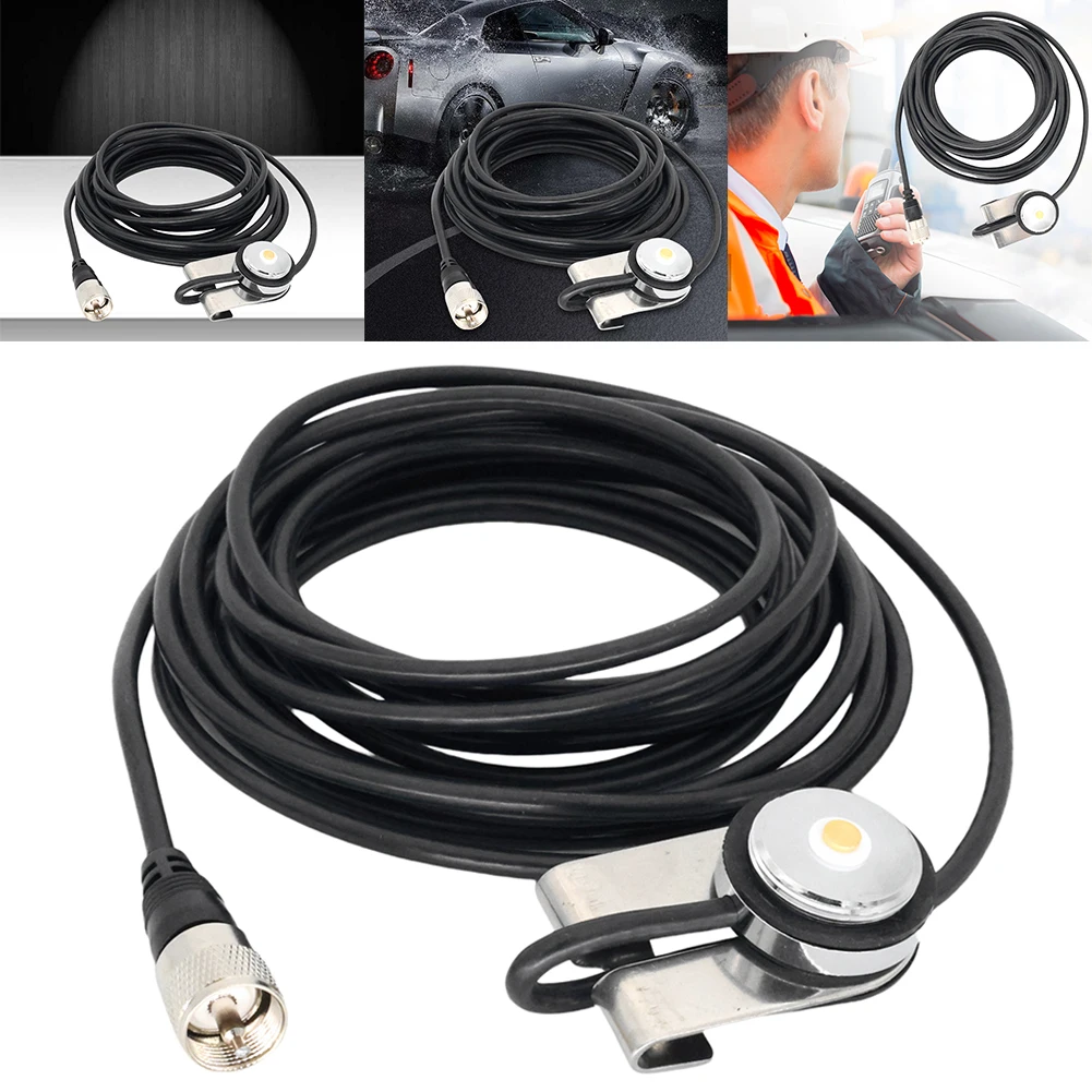 

Коаксиальный удлинительный кабель NMO к PL259 RG-58, 5 м, NMO L-образный кронштейн для мобильной антенны, антенный кабель для антенны NMO HF/VHF/UHF