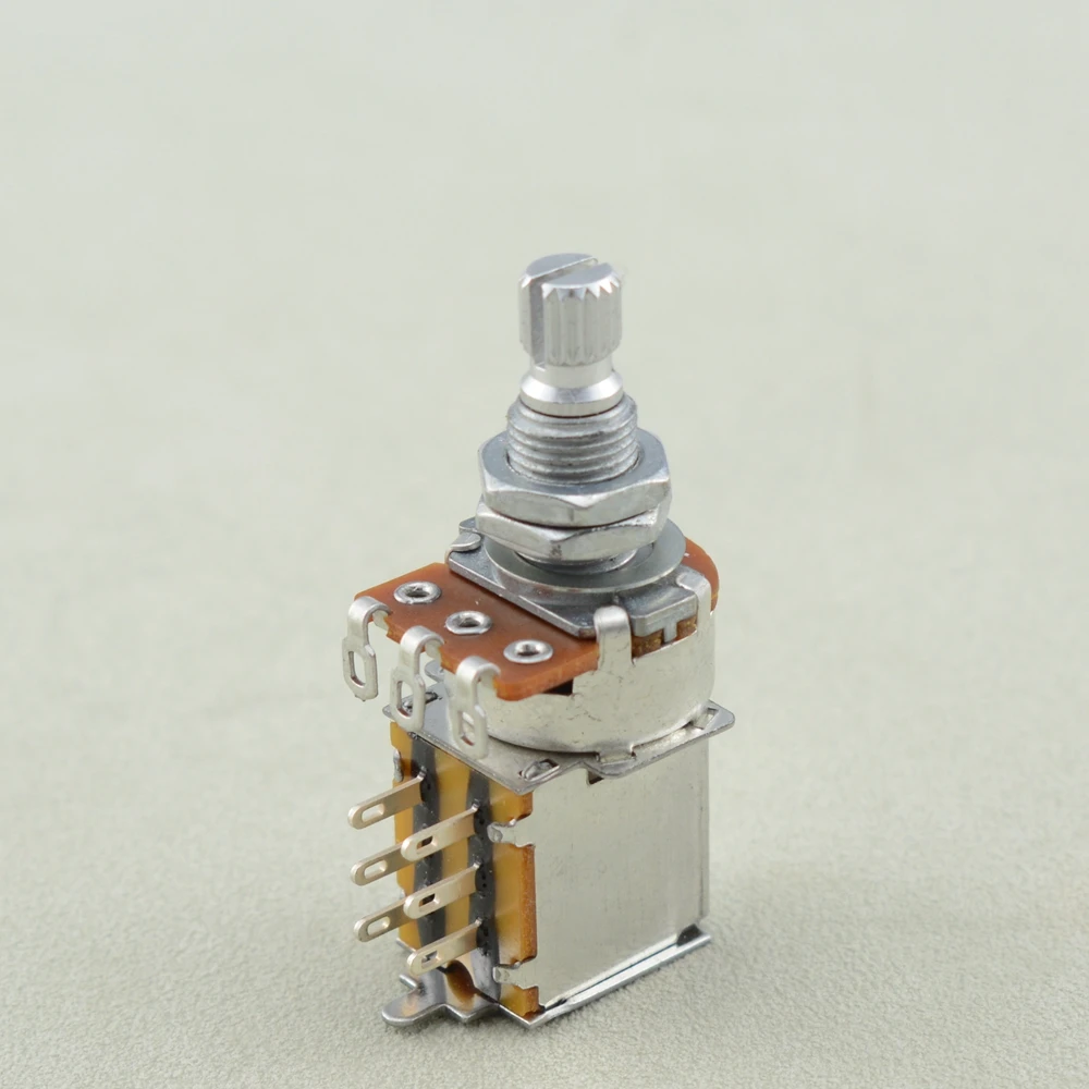 1 Piece Alpha  Push Pull  Potentiometer(POT)  For Electric Guitar Bass  25K/B50K/250K/500K- KR(Origin)