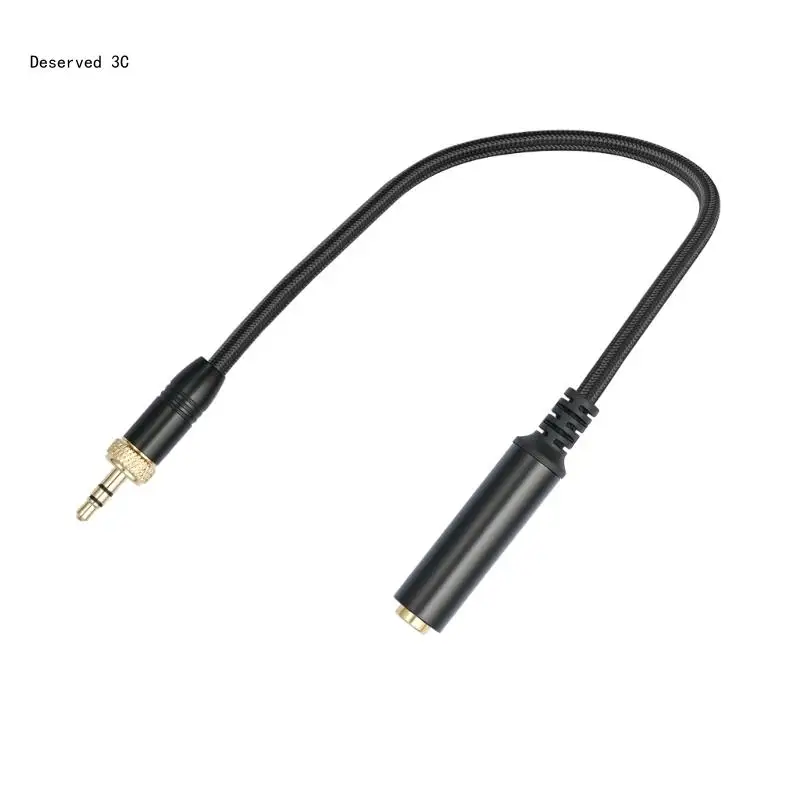 3.5mm to 6.35mm Sound Solution 1/8inch Male to 1/4inch Female Stereoed Adapters Cable Cord for UwMic9