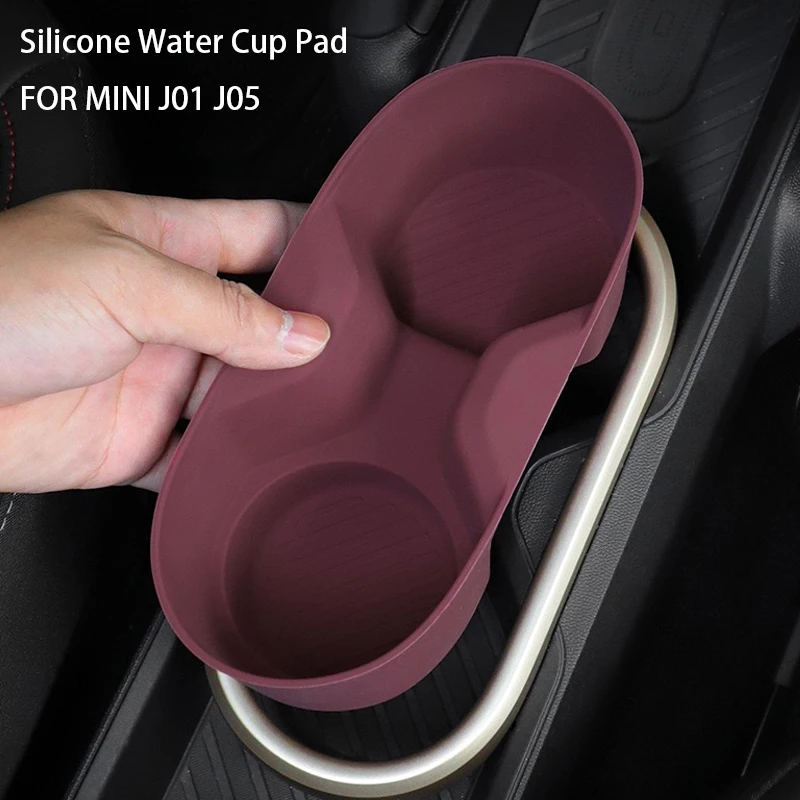 سيارة سيليكون كأس الماء حامل حصيرة شرب عدم الانزلاق كوستر اكسسوارات لميني كوبر الكهربائية EV J01 E SE J05 Aceman 2024 2025