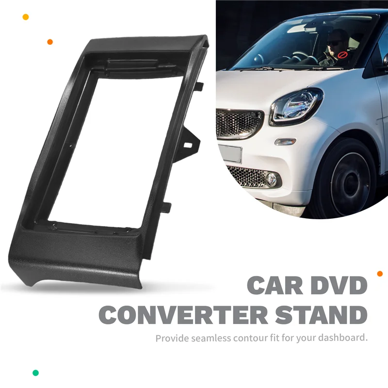 دائم-2 الدين راديو السيارة اللفافة لبنز الذكية Fortwo 2011-2015 DVD ستيريو الإطار لوحة محول تصاعد داش تركيب الحافة