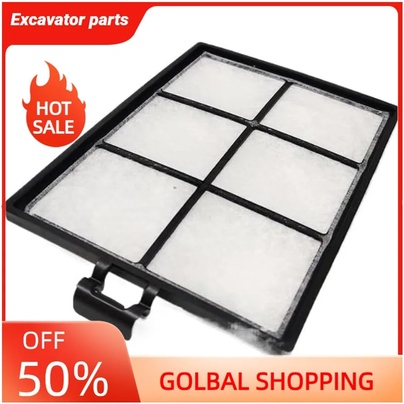 

For Kato HD512R 820V-3 HD1023 HD1430-5R Air Conditioning Filter Screen Excavator (Built-in)