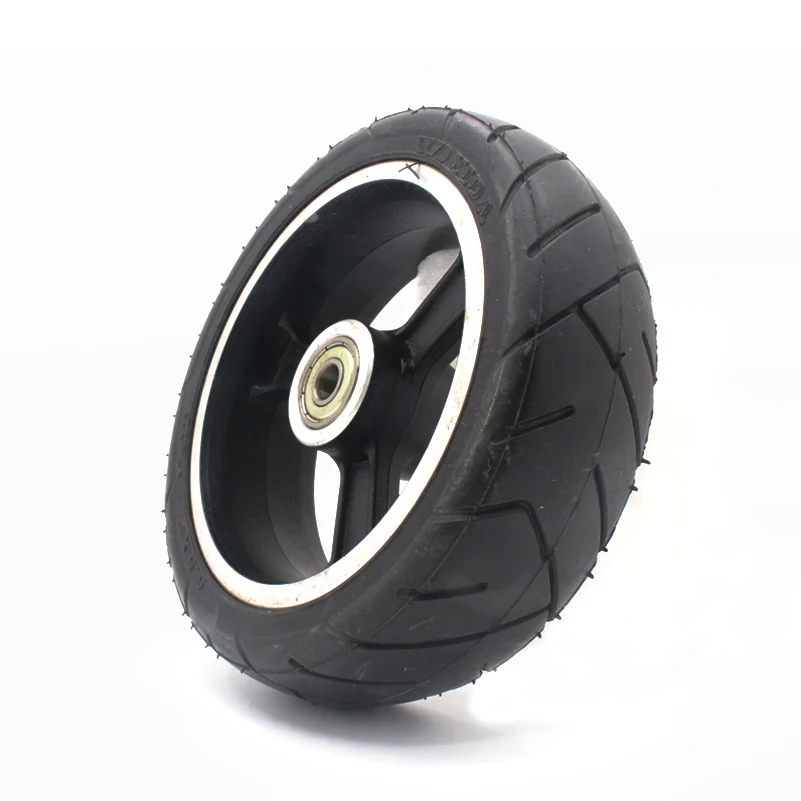 High-quality 5.5x2 Solid wheels 5.5*2 tubeless wheel Fast wheel F0 Nes carbon fiber scooter solid tire with alloy rim jackhot