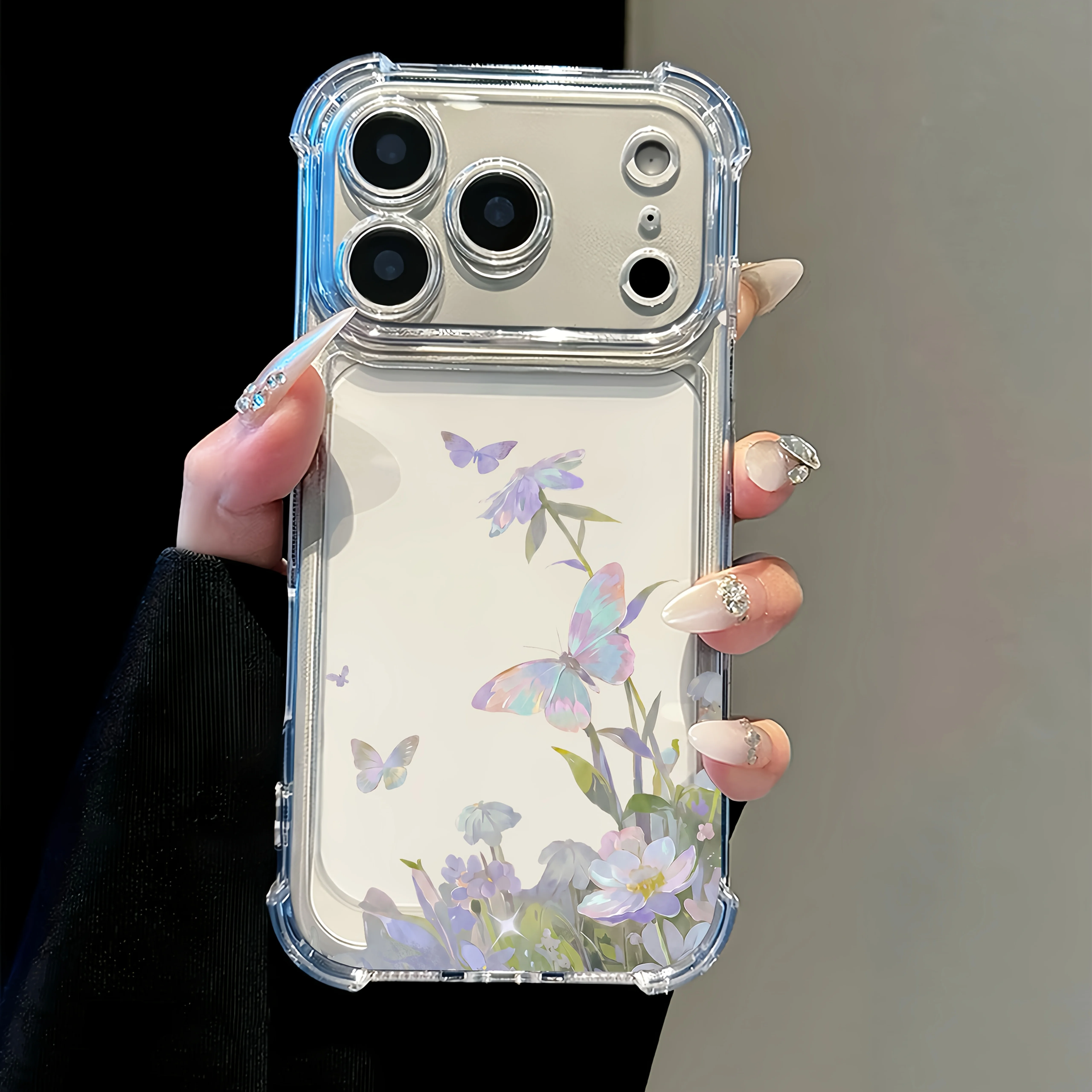 Colorful Butterfly Luxury Bumper Phone Case For Samsung Galaxy S25 S23 Plus S26 S24 Ultra A56 A17 A27 A06 A55 A57 A07 IMD Cover