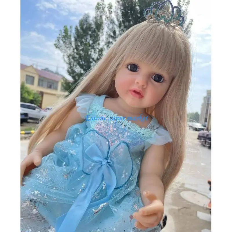 090B Waterdichte Reborns Princess Girl-Doll Soft Doll Kids Parenting Game Toy