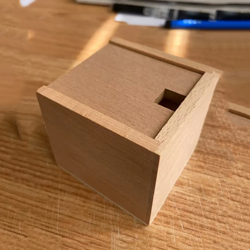 Boîte de puzzle en bois pour adultes et enfants, Placement Oblique de blocs, casse-tête, Test logique intelligent, jouets éducatifs