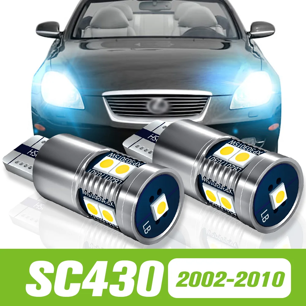 

2pcs For Lexus SC430 LED Parking Light Clearance Lamp 2002 2003 2004 2005 2006 2007 2008 2009 2010 Accessories