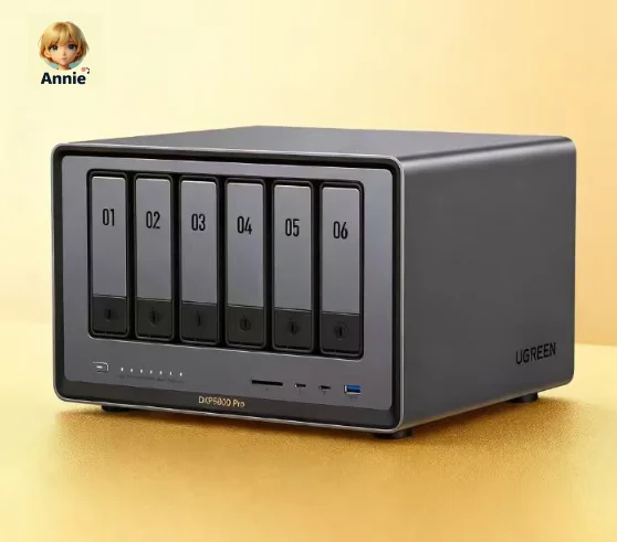 Ugreen DXP8800 Pro 8-Bay Diskless NAS Core I7-1255U 10-Core CPU 8GB DDR5 RAM 2x 10GbE 2 M.2 NVMe Slots USB Stock