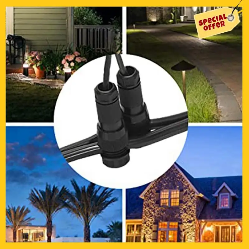 

Low Voltage Wire Tap Connectors Waterproof 12-20 Gauge Landscape Lighting Waterproof Cable Connector