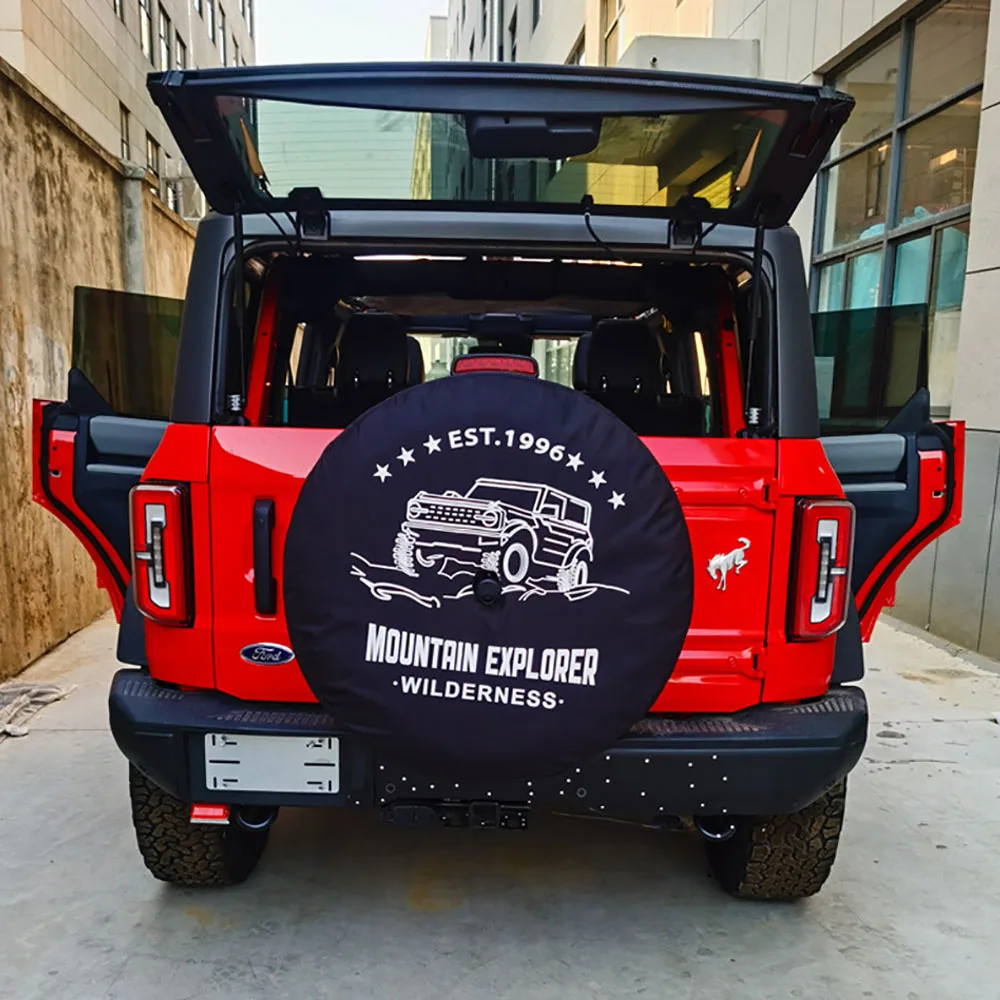 Off-road 4x4 Car Spare Tire Cover Fit For Ford Bronco Retrofit and Upgrade Special Protective Cover Accessories