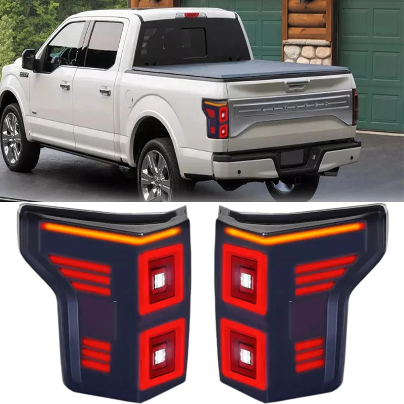 

For Ford Raptor F150 2015-2021 LED Taillight With Daytime Braking Steering Lamp And Reversing Function Light Car Accessories