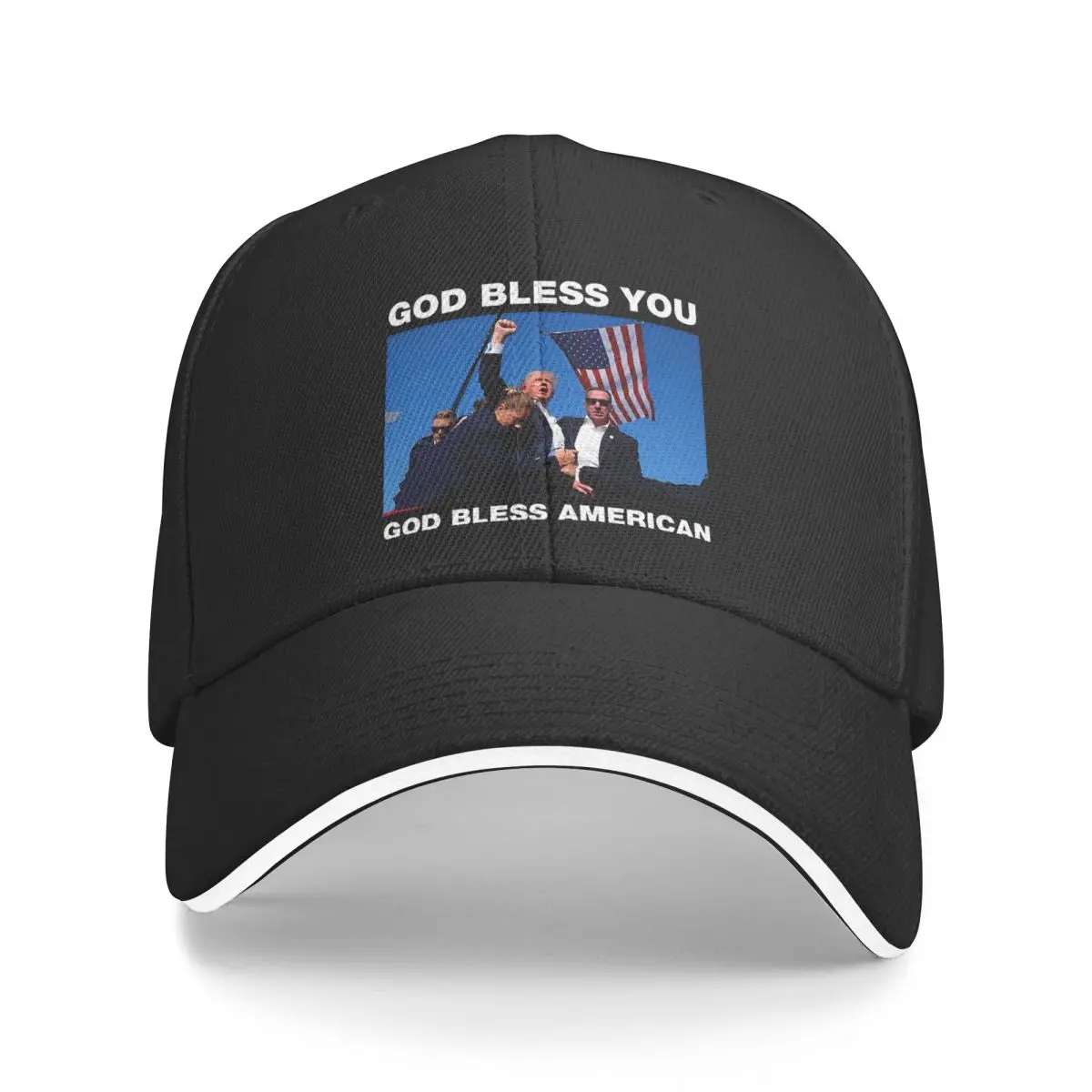 God Bless You God Bless America Donald Trump Casual Baseball Cap Summer Trucker Hat Sports Snapback Cap Men Women Baseball Caps