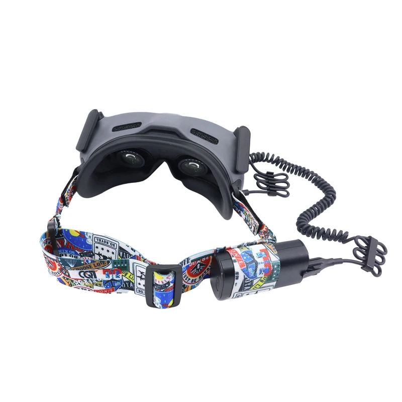 Geeignet für DJI AVATA Brille 2 /V2 Graffiti Farbe Stirnband Feste Strap Zubehör