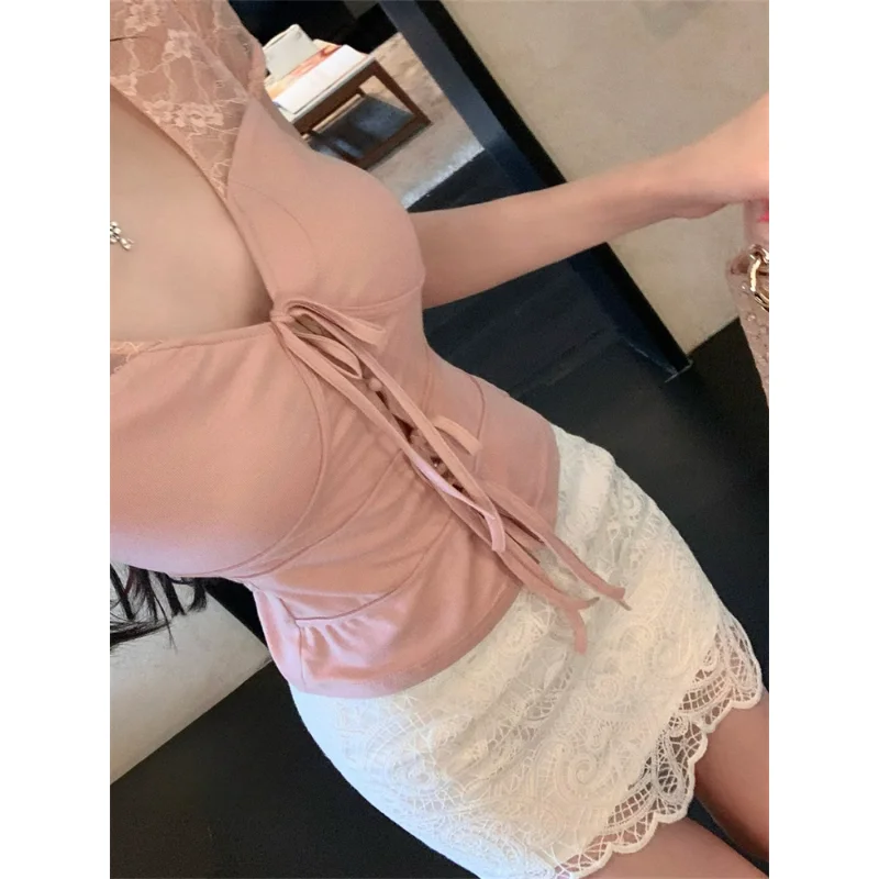 Sexy Kant f Rok Hoge Taille Afslanken Faionable All-Match Pure Desire Personali Butt-Hing ort Rok voor Vrouwen