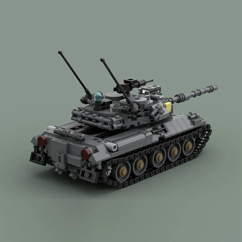نوع 74 MBT الدبابات العسكرية الحديثة نموذج MOC قوالب بناء معدات الحرب وحدات التكنولوجيا الهدايا عطلة تجميع ألعاب أطفال