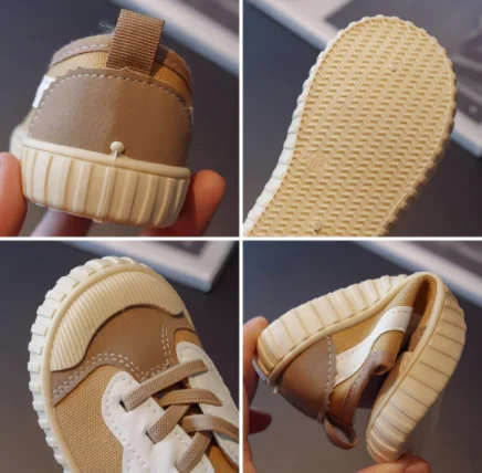 Kinder Segeltuch Schuhe einfache Freizeit schuhe Frühling und Herbst Kindergarten Innen schuhe Baby Einzels chuhe bequem rutsch fest