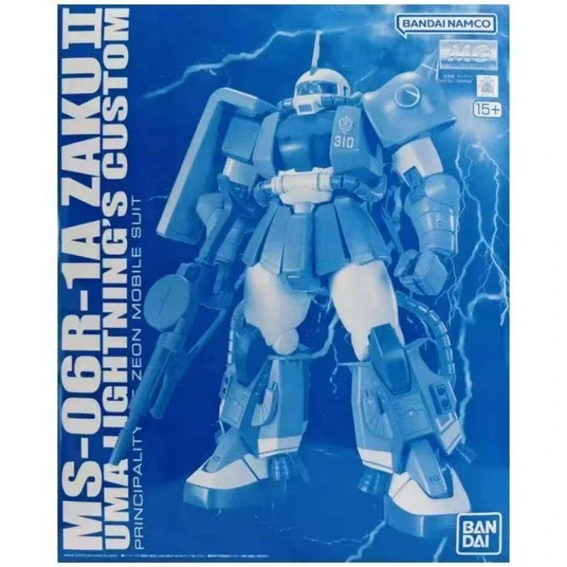 

В наличии Bandai оригинальный Gundam PB Limited MG MS-06R-1A ZAKUII Zaku Mecha модель праздничные подарки украшения Новый продукт